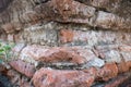 Remains of an antique brick structure Royalty Free Stock Photo