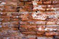 Remains of an antique brick structure Royalty Free Stock Photo