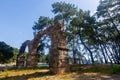 Remains of aquaeduct in ancient Lycian city Faselis Royalty Free Stock Photo