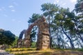 Remains of aquaeduct in ancient Lycian city Faselis Royalty Free Stock Photo