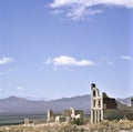 A crumbling structure at Rhyolite Nevada