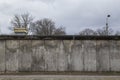 Remains of the Berlin Wall and watchtower Royalty Free Stock Photo