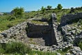 Remains on Bribir fortress, Dalmatia Royalty Free Stock Photo