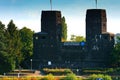 The remains of the Bridge at Remagen Royalty Free Stock Photo