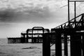 Remains of Brighton West Pier