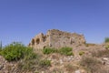 Remains of buildings, the ruins of Devlet Agora in Side, Turkey