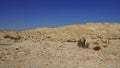 Remains of a Byzantine church at Nizana. Nabateans city at Negev desert