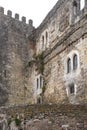 Remains of the Castle of Leiria, Beiras region, Royalty Free Stock Photo