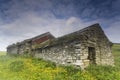 The remains of a Crofter's Hut in Orkney, Scotland Royalty Free Stock Photo