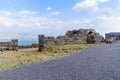 Remains of the crusader Belvoir Fortress Royalty Free Stock Photo