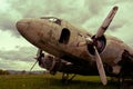 Remains of a Dakota DC3 aircraft Royalty Free Stock Photo