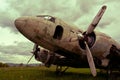 Remains of a Dakota DC3 aircraft