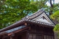 The remains of Edo Castle in Tokyo - Doshin bansho guardhouse Royalty Free Stock Photo