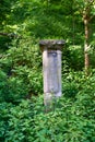 Remains of the English Cemetery at Monte Urgull. Donostia, Spain.at Monte Urgull. Royalty Free Stock Photo