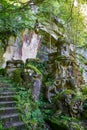 Remains of the English Cemetery at Monte Urgull. Donostia, Spain.at Monte Urgull.