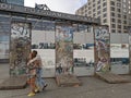 Remains of a former Berlin Wall on Potsdamer square