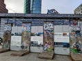 Remains of a former Berlin Wall on Potsdamer square