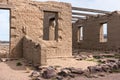 Remains of Fort Churchill, Nevada Royalty Free Stock Photo