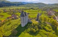 Remains of the fort Sokolac in Brinje Royalty Free Stock Photo