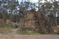 Remains of the Garfield Water Wheel, which provided power to extract gold from the mines ore