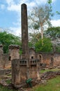 Remains of Gede in Kenya, Africa Royalty Free Stock Photo