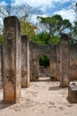 Remains of Gede, in Kenya, Africa Royalty Free Stock Photo