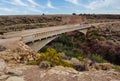 Bridge over Diablo Canyon at Two Guns Ghost Town Royalty Free Stock Photo