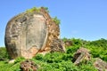 Remains of giant Chinthe in Mingun