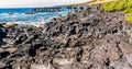 The Remains of The Historical Honuapo Pier in Honuapo Bay,