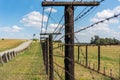 Remains of iron curtain near border of Czech republic