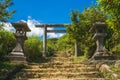 Remains of Jinguashi shrine in new taipei