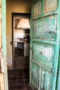 Kitchen of abandoned building of the mines of Rodalquilar village