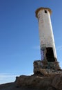 Crumbling light house, shore of Sea of Cortez, El Golfo de Santa Clara, Mexico