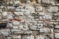 Remains of London Wall in London, UK