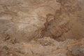 Remains of  Masada, ancient town Royalty Free Stock Photo