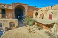 Remains of medieval Caravanserai in Kerman, Iran Royalty Free Stock Photo