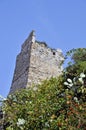 Remains of the Moorish castle of AlmuÃÂ±ecar Royalty Free Stock Photo