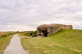 Remains of the Mulberry harbour in Normandy France, Europe Royalty Free Stock Photo