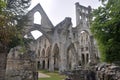 A ruin of an abbey in France