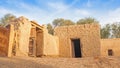 Old Farm Buildings in Jimi Oasis, UAE Royalty Free Stock Photo