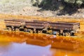 Remains of the old mines of Riotinto in Huelva Spain