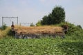 Remains of an old railway bridge in Nieuwerkerk aan den IJssel