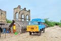 Remains of the Old Railway Station at Dhanushkodi