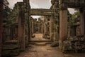 Ancient ruins Angkor Vat Cambodia Royalty Free Stock Photo