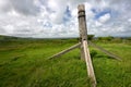 Remains of old windmill Royalty Free Stock Photo