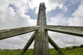 Remains of old windmill Royalty Free Stock Photo