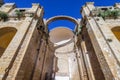 Ruined church in Salemi town, Sicily Island, Italy Royalty Free Stock Photo