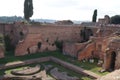 Remains of palace of emperor Titus Flavius Domitianus in Rome