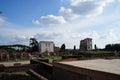 Remains of palace of emperor Titus Flavius Domitianus in Rome