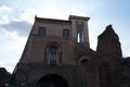 Remains of palace of emperor Titus Flavius Domitianus in Rome